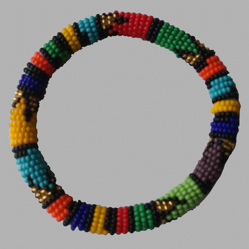 multi color bracelet handmade  geometric jewelry  african design  for women and girls