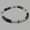 Zulu Thick Necklace-White  handmade  african design  for women and girls
