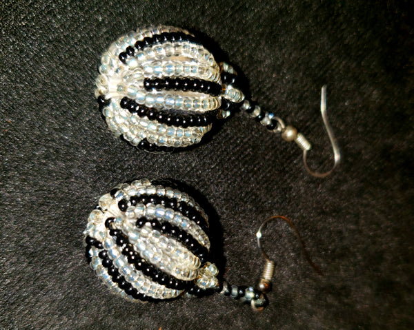 2019 Sparkling glass beaded earrings