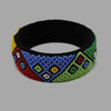 Beaded Bangle Free Size bracelet african bangles handcrafted for women and girls in green red yellow multicolor design south african tradition jewelry