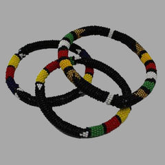 Traditional Beaded Bangle African jewelry Beaded Bangle Free Size  handcrafted for women and girls south african tradition jewelry