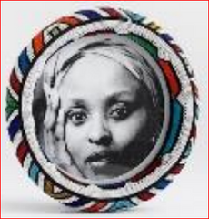 Thando Circle Picture Frame-Large handmade  african design home décor 
