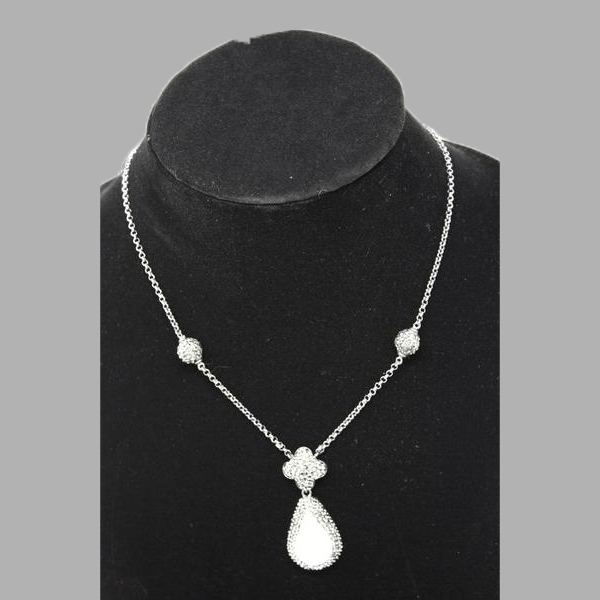 Pearl Pewter necklace ashes cremation jewelry handmade african design  for women and girls