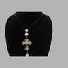 religious cross and earrings Jesus cross and earrings cross necklace silver  jewelry silver cross necklace