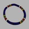 Zulu Thick Necklace-Blue handmade  african design  for women and girls
